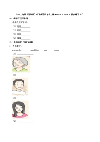 小学Module 2 My family my friends and MeUnit 4 Do you have any cousins?随堂练习题