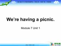 小学英语外研版 (一年级起点)二年级下册Unit 2 We’re having a picnic.课文课件ppt
