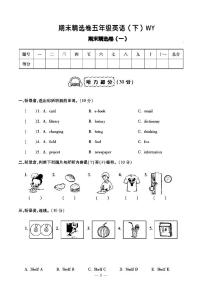 《期末精选卷》五年级下册英语外研版