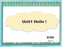 2021学年Unit 1 Hello!教学课件ppt