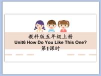 教科版 (EEC)五年级上册Unit 6 How Do You Like This One?示范课ppt课件