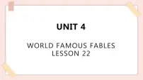 小学英语清华大学版六年级上册Unit 4 World famous fables教学课件ppt