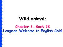 英语3. Wild animals课堂教学课件ppt
