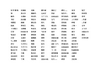 PEP六年级英语上下册听写集锦