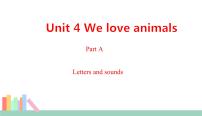 小学英语人教版 (PEP)三年级上册Unit 4 We love animals Part A备课ppt课件