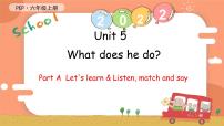 小学英语人教版 (PEP)六年级上册Unit 5 What does he do? Part A优秀课件ppt