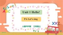 人教版 (PEP)三年级上册Unit 1 Hello! Part A优秀ppt课件