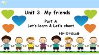 人教版 (PEP)四年级上册Unit 3 My friends Part A公开课课件ppt