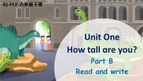 英语六年级下册Unit 1 How tall are you? Part B图片ppt课件