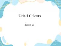 小学Lesson 20 Yellow, Blue优秀课件ppt