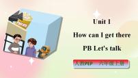 人教版 (PEP)六年级上册Unit 1 How can I get there? Part B优秀课件ppt