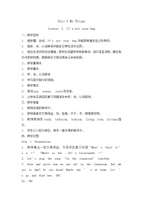 北师大版 (三年级起点)三年级上册unit 5 My Things一等奖教案