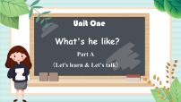 英语五年级上册Unit 1 What's he like? Part A集体备课ppt课件