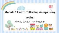 外研版 (三年级起点)六年级上册Unit 1 Collecting stamps is my hobby.教课内容ppt课件