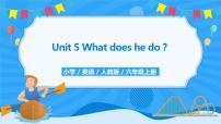 小学英语人教版 (PEP)六年级上册Unit 5 What does he do? Part A公开课ppt课件