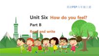 小学英语人教版 (PEP)六年级上册Unit 6 How do you feel? Part B教课ppt课件