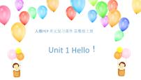 三年级上册Unit 1 Hello! Part C复习ppt课件