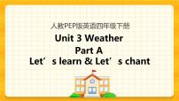 人教版 (PEP)四年级下册Unit 3 Weather Part A完美版课件ppt