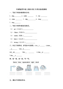 【期末句型】外研版（三起）-四年级上册英语期末专项训练（含答案）