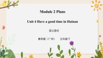 教科版 (广州)五年级下册Unit 4 Have a good time in Hainan优秀习题ppt课件