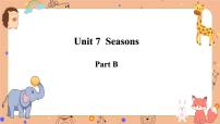 小学英语闽教版四年级下册Unit 7 Seasons Part B优秀课件ppt