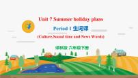 新版-牛津译林版六年级下册Unit 7 Summer holiday plans精品课件ppt