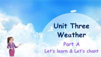 小学英语人教版 (PEP)四年级下册Unit 3 Weather Part A精品ppt课件