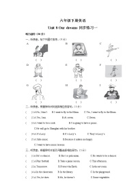 小学英语新版-牛津译林版六年级下册Unit 8 Our dreams优秀课后复习题