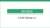 小学毕业英语总复习（小升初)人教版（教材梳理+跟踪练习）六年级下册Unit 1~4（课件）