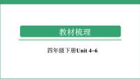 小学毕业英语总复习（小升初)人教版（教材梳理+跟踪练习）四年级下册Unit 4~6（课件）