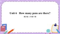 英语三年级下册Unit 6 How many pens are there?公开课课件ppt