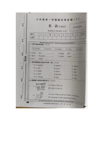 河南省商丘市民权县2022-2023学年六年级上学期期末英语试题