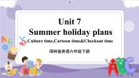 小学英语新版-牛津译林版六年级下册Unit 7 Summer holiday plans精品课件ppt