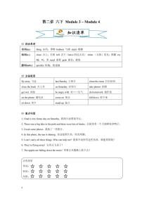 【同步专项练习】小升初英语外研社——六下Module 3-Module 4（带答案）