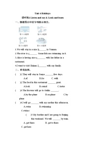 新版-牛津上海版五年级下册Unit 6 Holidays课后练习题