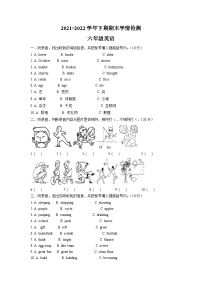 【小升初真题卷】2021-2022学年河南省三门峡市渑池县人教PEP版六年级下册期末学情检测英语试卷（原卷版+解析版）