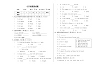 冀教版（三年级起点）小升初英语专题模拟特训：试题（含答案 不含听力试题）