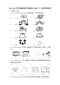 福建省漳州市龙海市2022-2023学年六年级下学期期中英语试卷