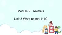 小学教科版 (广州)Unit 3 What animal is it?完整版课件ppt