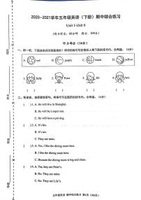 深圳市福田区沪教牛津版英语2020--2021学年五年级英语（下册）期中试题PDF无答案