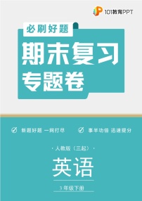 英语人教版（三起）3年级下册期末复习专题卷 02句型