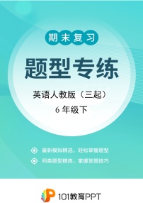 英语人教版（三起）6年级下题型专练03 阅读理解