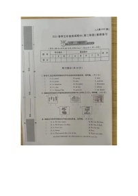 河南省开封市龙亭区开封市东郊回族小学2022-2023学年五年级下学期期中英语素养练习卷