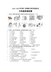 广东省清远市阳山县2022-2023学年六年级下学期期中英语试题