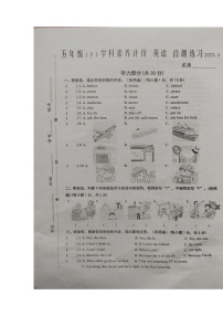 江苏省泰州市兴化市2022-2023学年五年级下学期期中英语试题