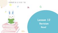 小学英语Lesson 12 Revision教学课件ppt