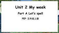 小学英语人教版 (PEP)五年级上册Unit 2 My week Part A课文课件ppt