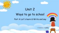 人教版 (PEP)六年级上册Unit 2 Ways to go to school Part A优质ppt课件