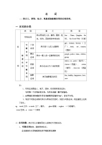 【小升初语法】名词专项（讲义）人教PEP版英语六年级下册