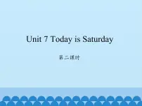 湘少版四年级下册Unit 7 Today is Saturday.课文ppt课件